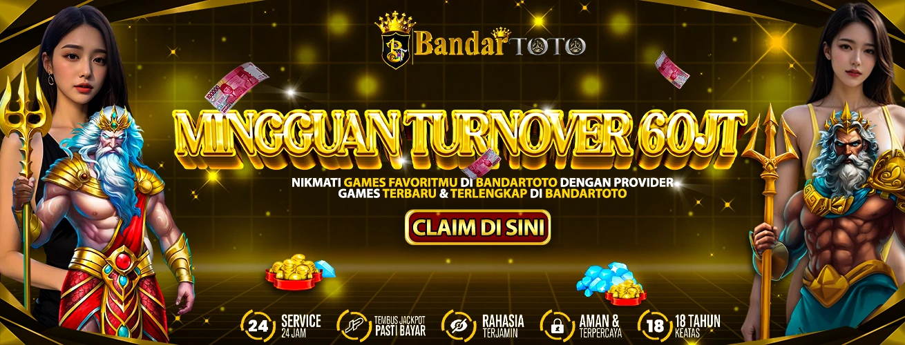 TURNOVER MINGGUAN SLOT & CASINO 60JUTA